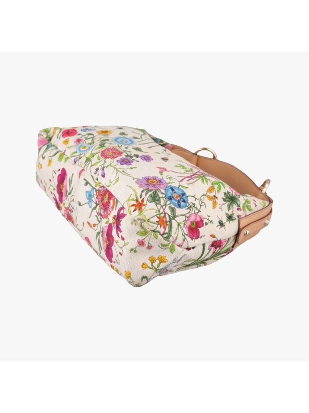 Gucci Horsebit White Multicolor Canvas Leather - Picture 4 of 16
